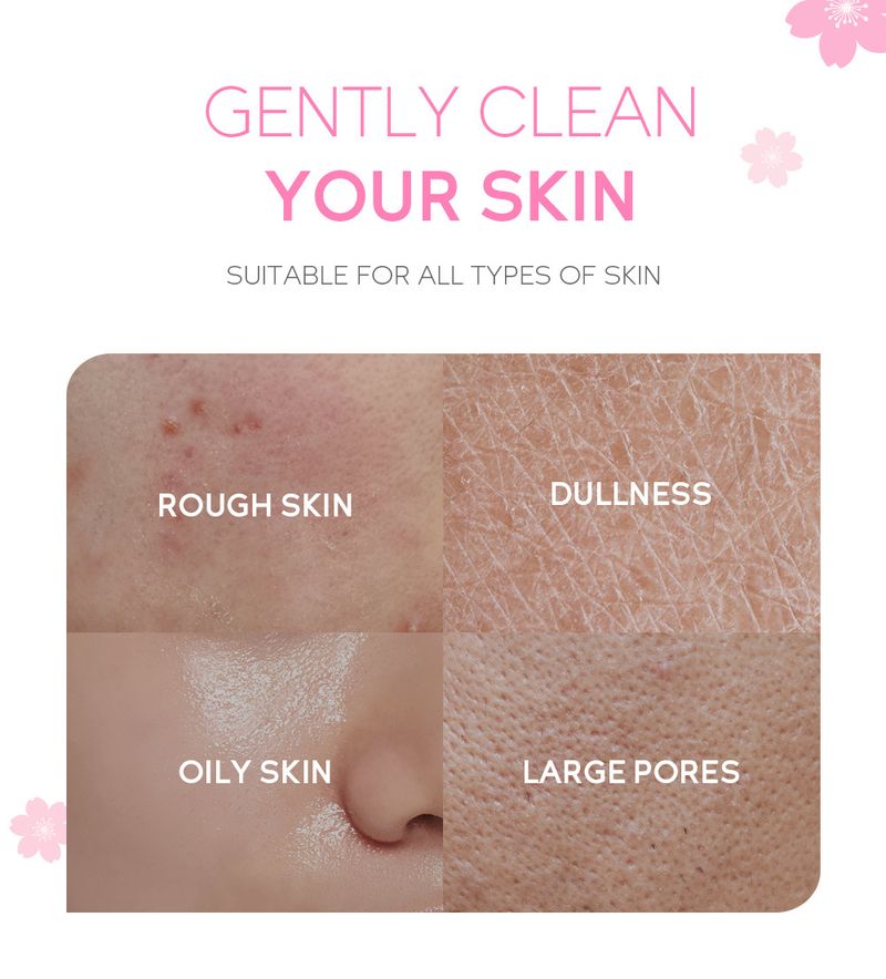 FENYI Japansk Sakura Ansiktsrengöring 50g Återfuktande Rengörande Porrengöring_voghion.com