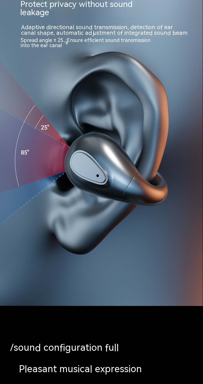 Nuevo M32 True Wireless Clipping Bluetooth 5,3 conducción ósea dos oídos sin reconocimiento uso de auriculares de largo alcance_voghion.com