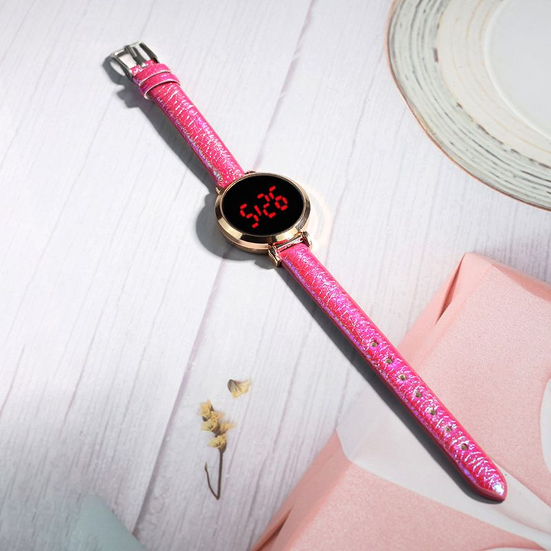 Xinweiqing Multifunctional Life Display Fashionable Women Round LED Digital Watch for Daily Wear_voghion.com