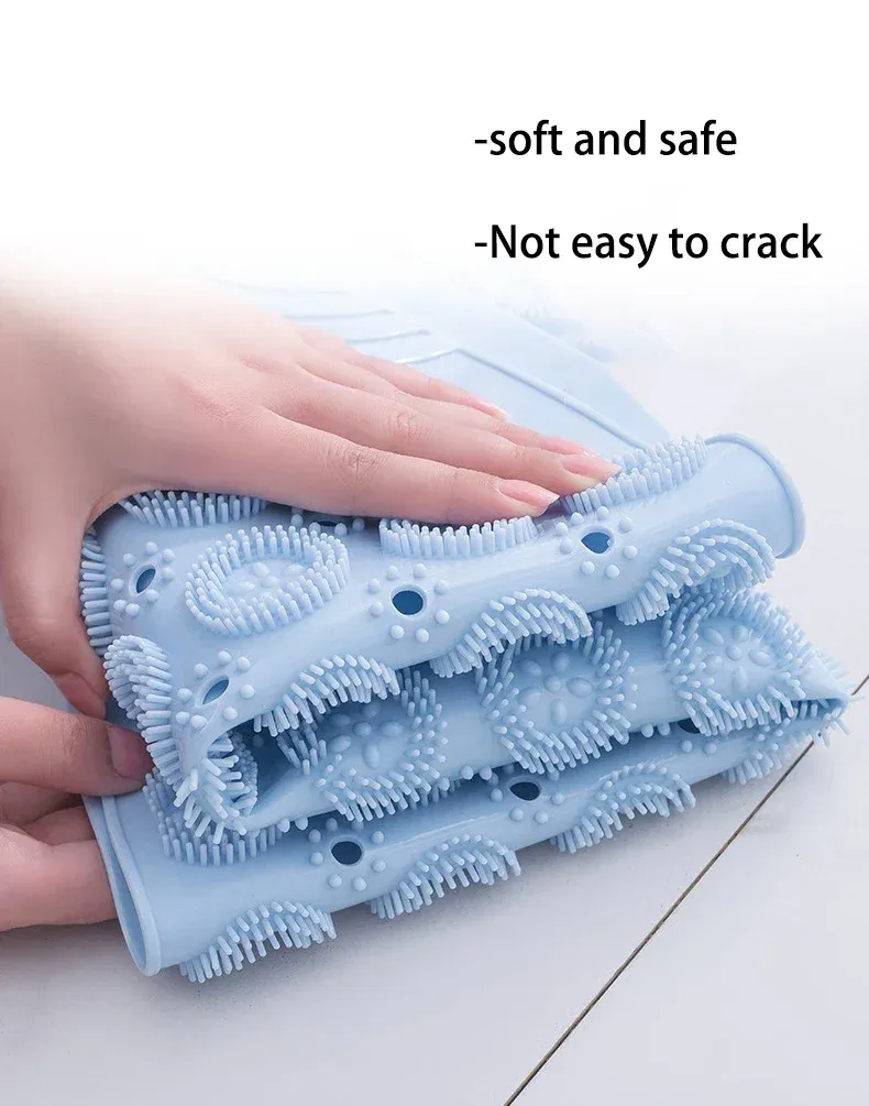 Anti-Rutsch-Duschmatte, PVC-Badematte mit Abflusslöchern, Fußmassage-Textur, schnelltrocknend (55 x 55 cm), EU-Badezimmersicherheit_voghion.com