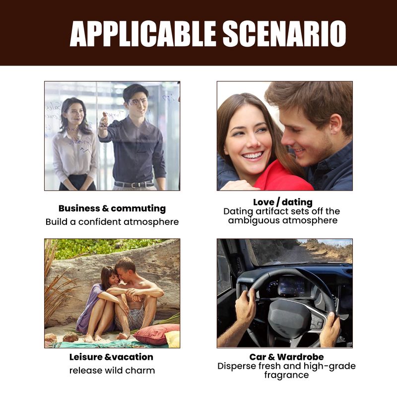 Eelhoe Parfüm mit ätherischen Ölen, lang anhaltender, leichter Duft, natürlich, frisch, tragbar, für Hals, Handgelenk, hinter dem Ohr, Paar-Dating-Parfüm_voghion.com