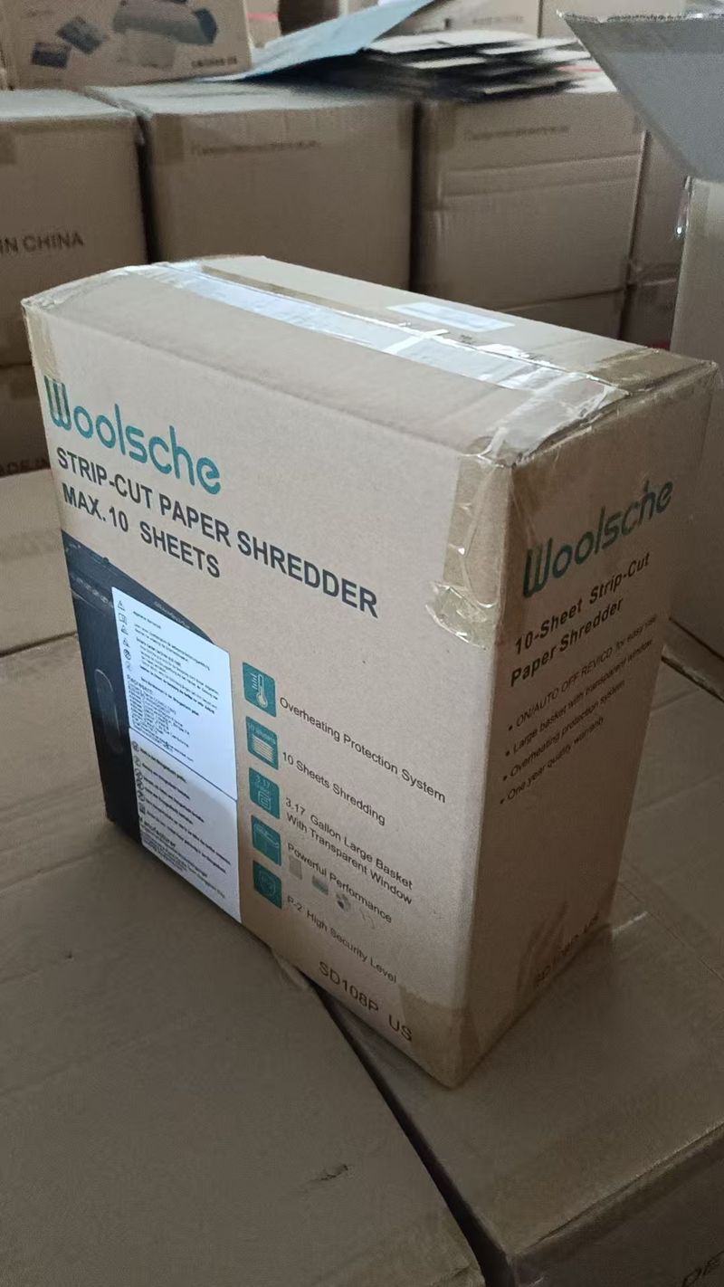Woolsche Home Office Paper Shredder-10-Sheet Strip Cut With 3.17-Gallon Basket - P-2 Security Level - CD & Credit Card Shredder - Durable & Fast - Jam Proof System - ETL Certified_voghion.com