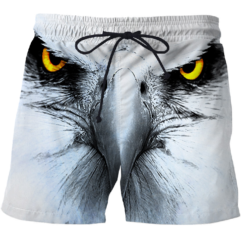 Été drôle impression 3D Shorts de plage mode Fitness décontracté séchage rapide Bermuda Shorts de course Surf maillots de bain maillots de bain_voghion.com