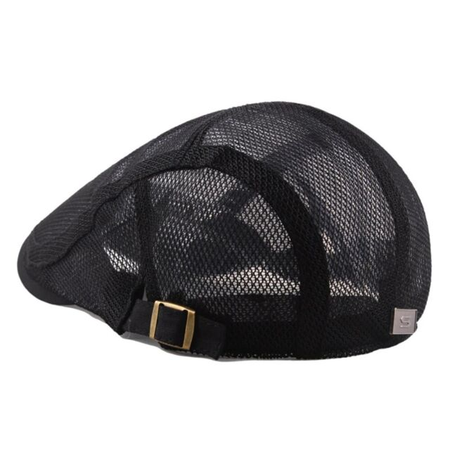 Summer Men's Breathable MESH IVY Hat Beret Newsboy Hat GATSBY Hat CABBIE FLATCAP_voghion.com