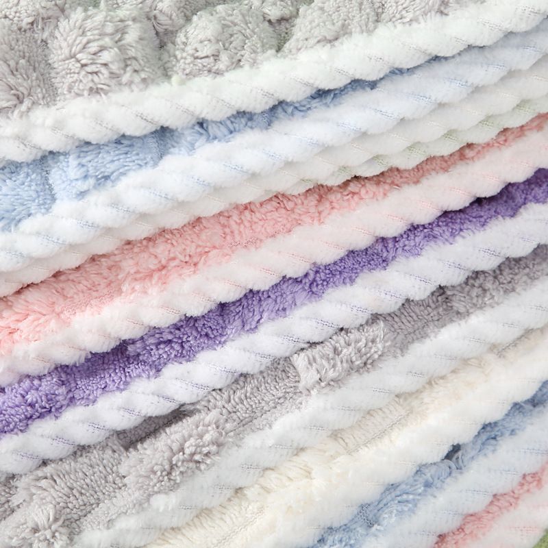 Premium microvezel handdoekenset met wolkenpatroon - Ultra-absorberende gezichts- en handdoeken met versterkte zoom voor badkamer, keuken en sportschool_voghion.com