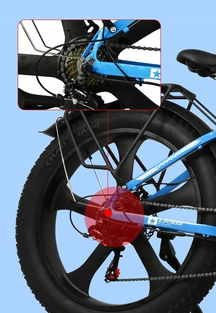 BAOLUJIE DP-2620 Electric Bicycle, All-in-One Wheel, 750W Motor, 48V 13Ah Battery, 7-Speed SHIMANO, Hydraulic Disc_voghion.com