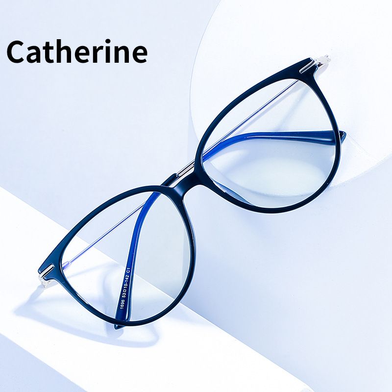 Blue Light Blocking Full Round Non-Prescription Radiation Protection Unisex Fashion Frame Glasses Spring_voghion.com