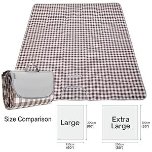 K Y KANGYUN Outdoor, Couverture extra large, Tapis de sable pliable, léger et imperméable, Plage, Camping, Randonnée, Parc, Terrasse_voghion.com