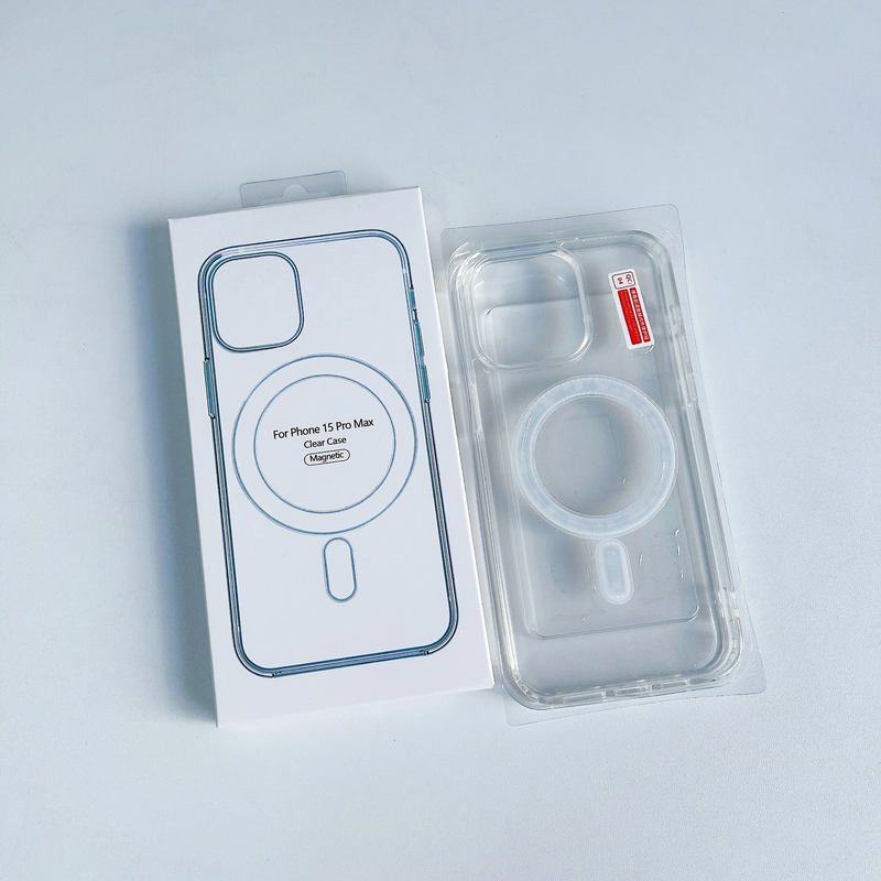 Lämplig för iPhone 15 Transparent MagSafe Apple 14 Phone 13 promax Hard 12 Magnetic Case xsmax_voghion.com