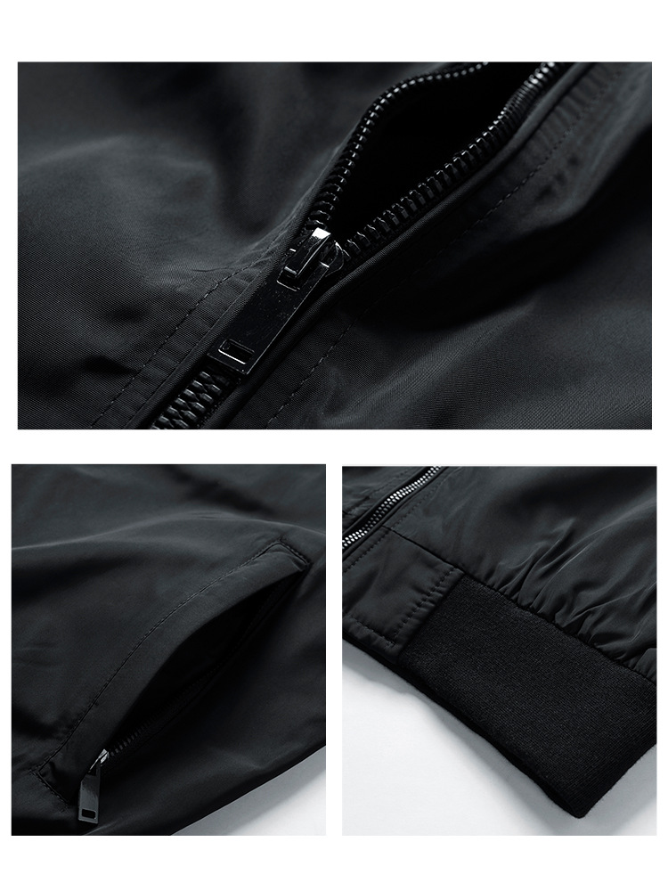"Chic Clothing for the Cool Autumn and Winter Seasons thin spring and autumn jacket, casual windbreaker, Korean version, trendy men's clothing_voghion.com