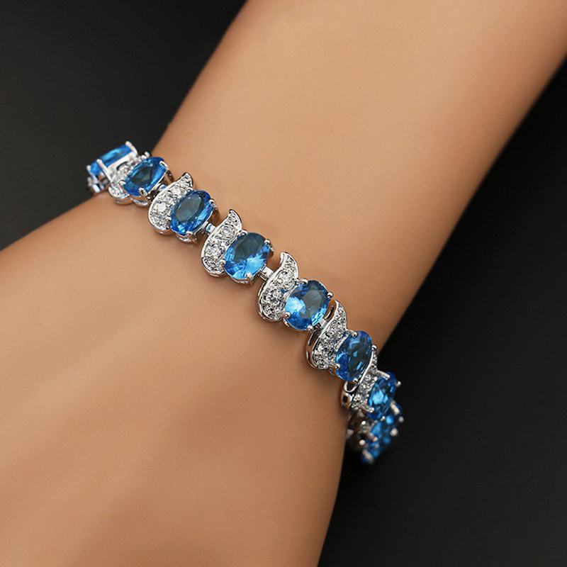 Yamaler Damenarmband Leaf Charm Elegant Klassesch Verstellbar Blo Strass Embedded Damenarmband Moudeschmuck_voghion.com