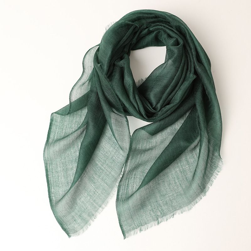Lightweight Ring Velvet Women's Cashmere Square Solid Color Spring Summer New Style And Wearable 200-Count Scarf In_voghion.com