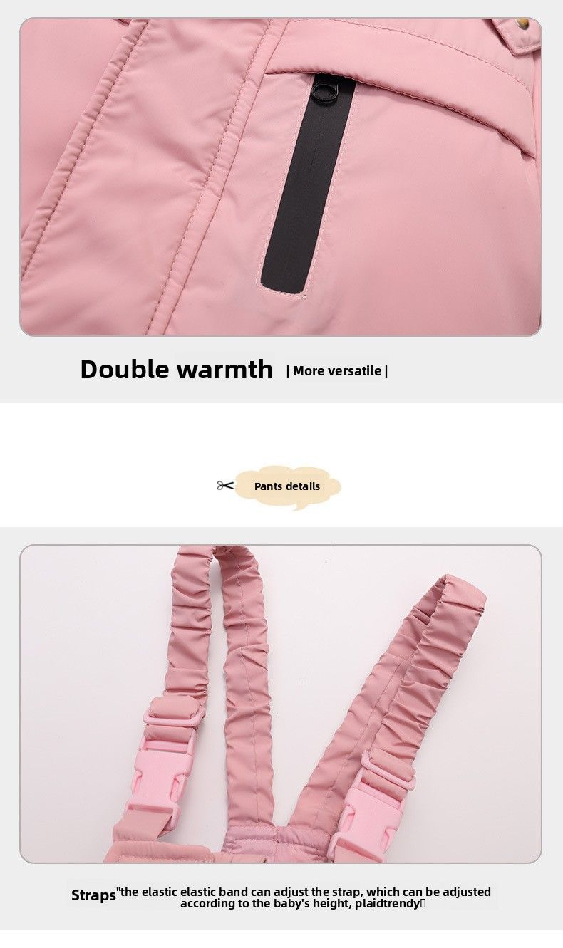 Piumino per bambini 2025, neonato, 1-5 anni, ragazzi e ragazze, nuovo set invernale in due pezzi, top + tuta_voghion.com