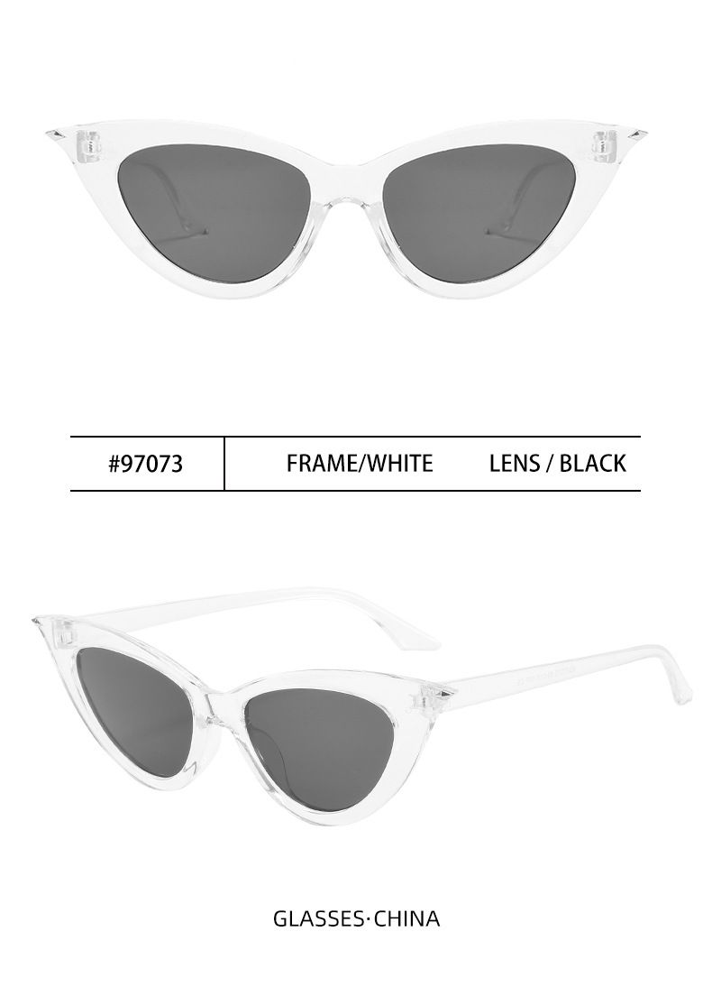 New Fashion Cat Eye Trendy Small Frame Women's Sunglasses Cheap Pc Shades Eyewear_voghion.com