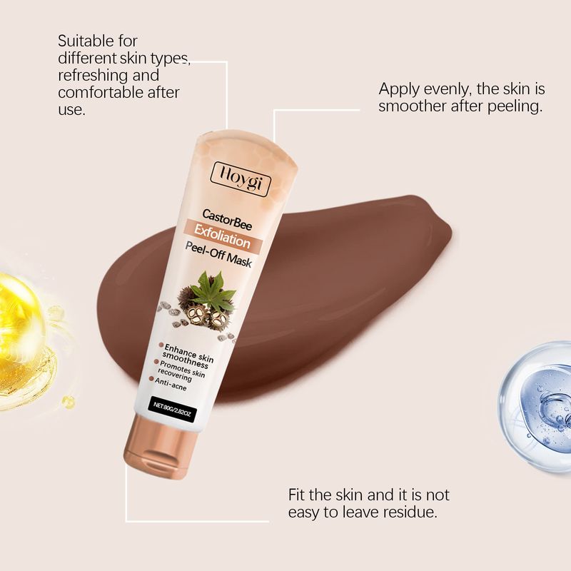 HOYGI Sanftes Peeling, feuchtigkeitsspendend, nährend, reinigend, tägliche Pflege, Peel-off-Maske_voghion.com