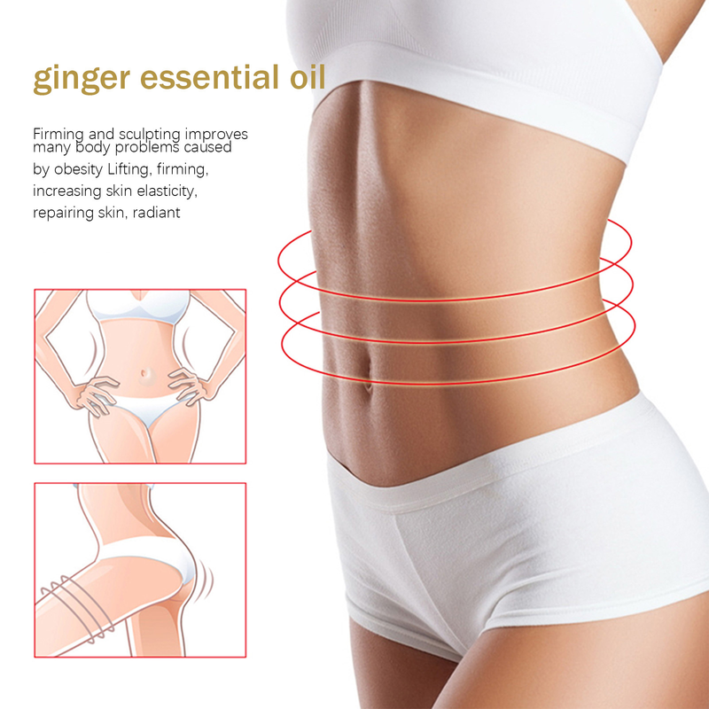 EELHOE Ginger Body Sculpting Massage Oil Firms and lifts buttocks, massages skin, tightens abdomen and tightens thigh muscles_voghion.com