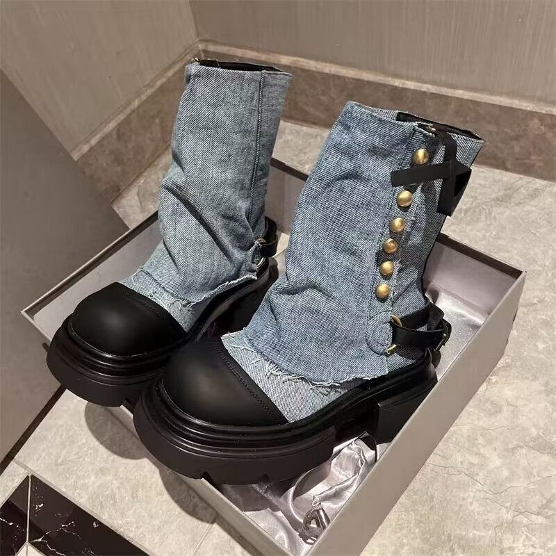 Bottes de cowboy à muffins de niche Bottines tendance_voghion.com