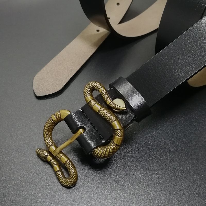 ŽHAVÉ pravé kožené unisex opasky pro ženy, vysoce kvalitní značkové dlouhé pánské džíny, opasky, dámské, s velkým pasem, černé_voghion.com