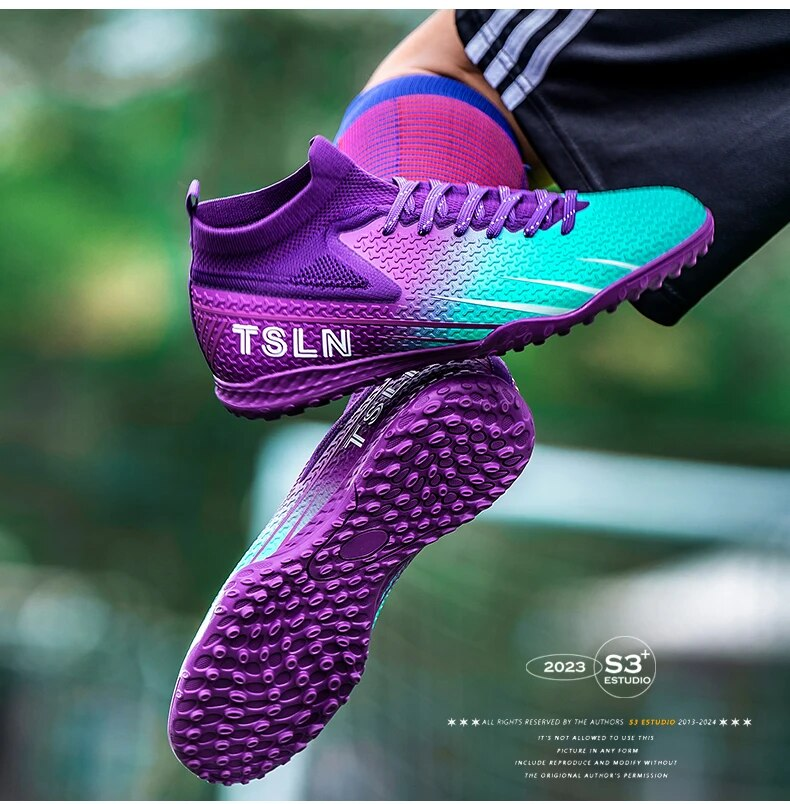 Vīriešu biedrības futbola laukuma zābaki Profesionāli pieaugušo bērnu futbola apavi Augstas kvalitātes zāles treniņu spēles apavi Futsal_voghion.com