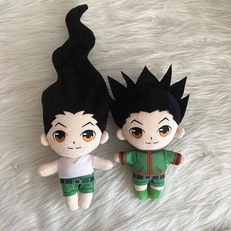 Muñeco de peluche de Anime Hunter X Hunter, Hisoka, Killua, Zoldyck, Gon, almohada de peluche suave y adorable, regalo para niños de 20 cm_voghion.com