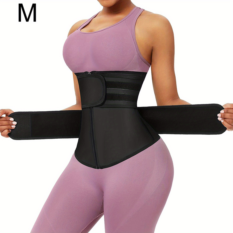 Bestel een maat groter, ademende neopreen tailletrainer, trimmerriem, lichaamsvormkleding voor dames_voghion.com