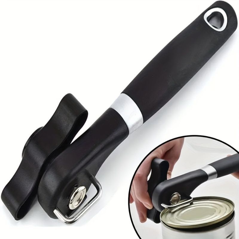Apriscatole in acciaio inox, apriscatole rapido, apriscatole multifunzionale, 1 pezzo, semplice da cucina, coltello da cucina laterale e in acciaio, apriscatole_voghion.com