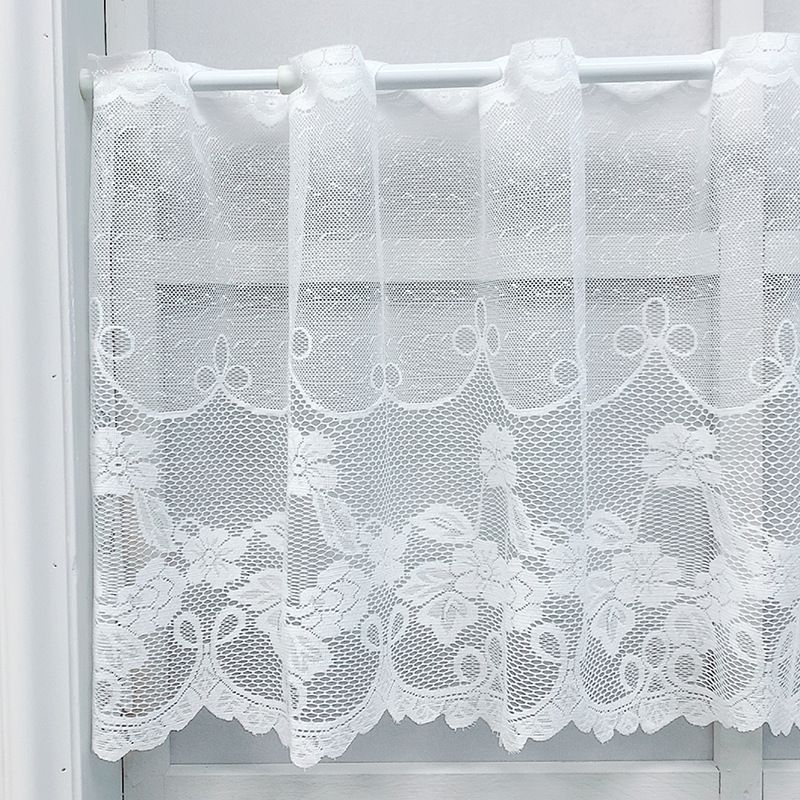 Lovely Polyester Cafe Curtains - 12 Boho Patterns (Hearts, Butterflies, Lavender), 3 Sizes, No-Sew Valance For Kitchen, Bedroom & Café_voghion.com