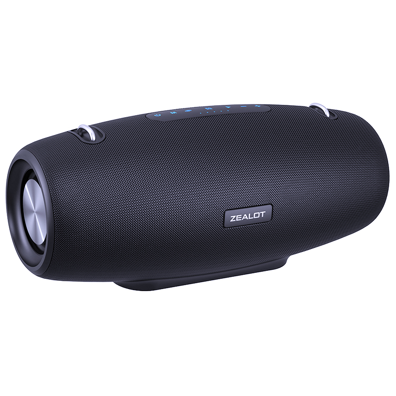 Zealot S67 Bluetooth-høyttaler Trådløs bærbar utendørs 60W lydboks Høyeffekt 360° Stereo vanntett subwoofer Sjokkerende tung bass_voghion.com