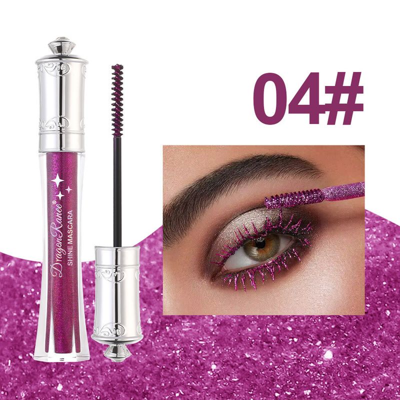 Multi - Colored Sparkling Diamond Waterproof Mascara - Shimmering Sapphire Blue, Glittering Gold, Fine Diamond Silver & More With Pearlescent Glitter_voghion.com