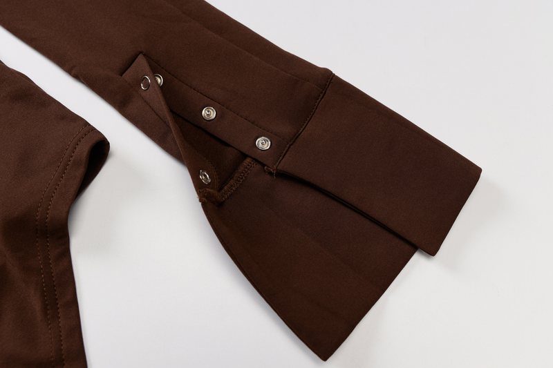 Φθινοπωρινό νέο γυναικείο μακρυμάνικο κορμάκι πόλο με κουμπιά 2023_voghion.com