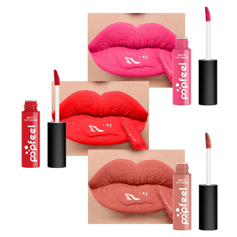 Sets de maquillaje POPFEEL Cosmetics Set Sombra de ojos Lápiz labial Base Set completo Combinación Maquillaje para principiantes_voghion.com