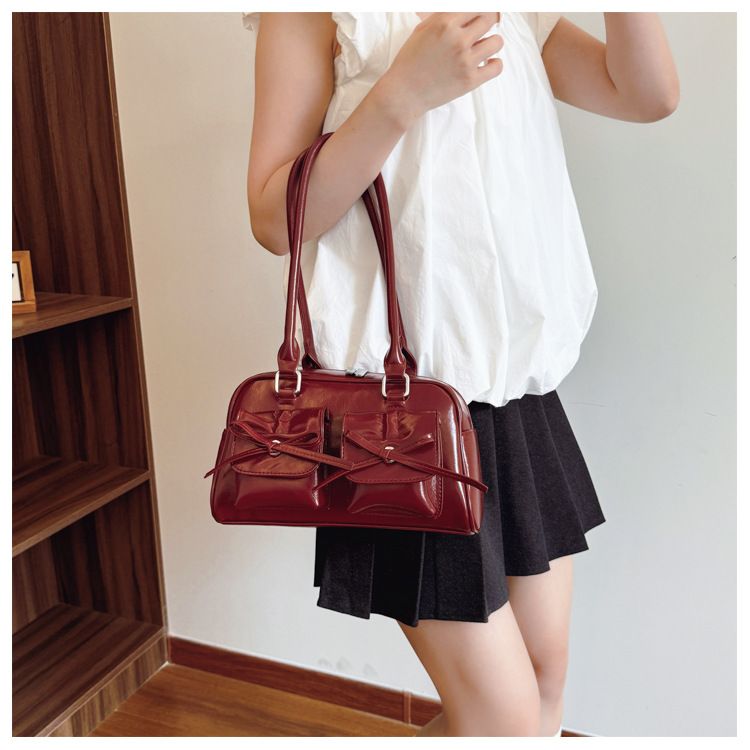2025 Neue Tote High-End Pendler Unterarm PU Koreanischen Stil Baseball Vielseitige Schulter Tasche frauen Handtasche_voghion.com