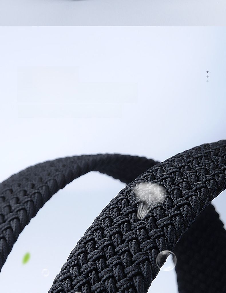 Unisex Hole-free Punch-free Men's And Woven Elastic Canvas Women's All-match Student Trendy Belt_voghion.com