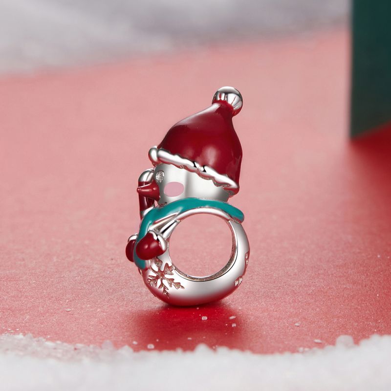 Kerst Sneeuwman Charm,BSC1070_voghion.com