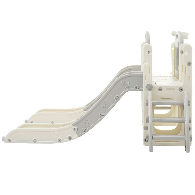 Kinderspielplatz-Set 8-in-1 con Rutsche, Bogentunnel, Basketballkorb e Teleskop_voghion.com