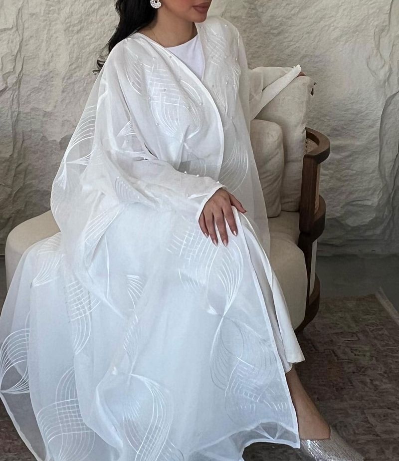 Women's Clothing Fashion Temperament Elegant Beaded Cardigan Robe Two Piece Set_voghion.com