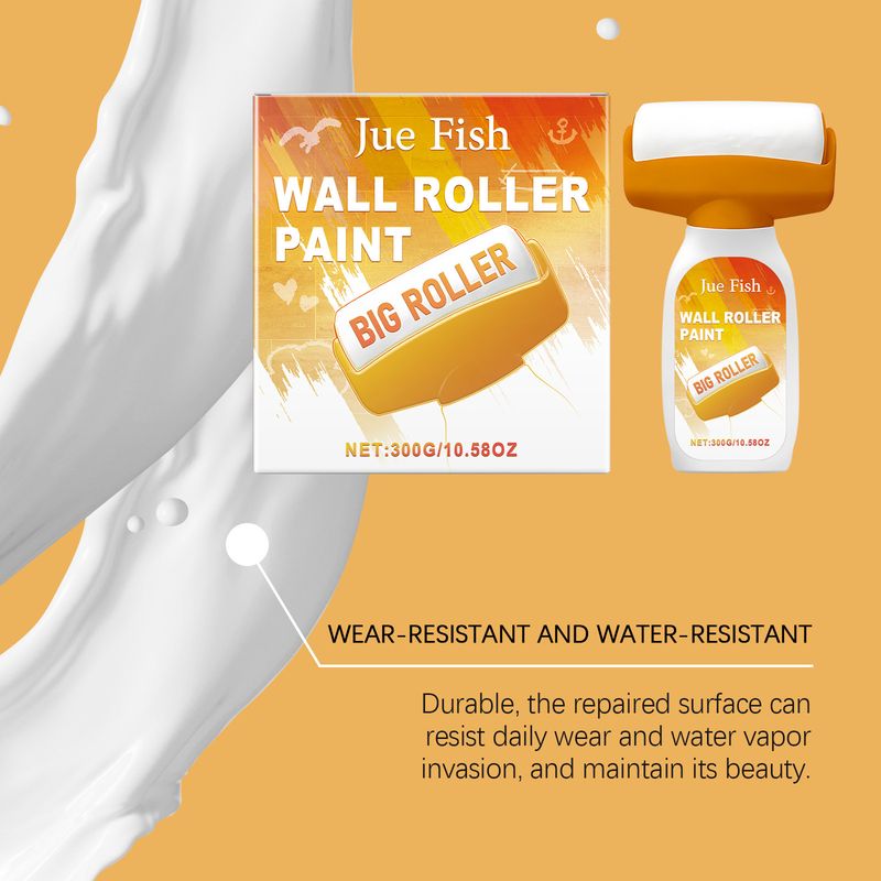 Wall Repair Roller Paint, Care Wall Hole Peeling Cracking Nail Eye Wall Paint Wall Repair Cream_voghion.com