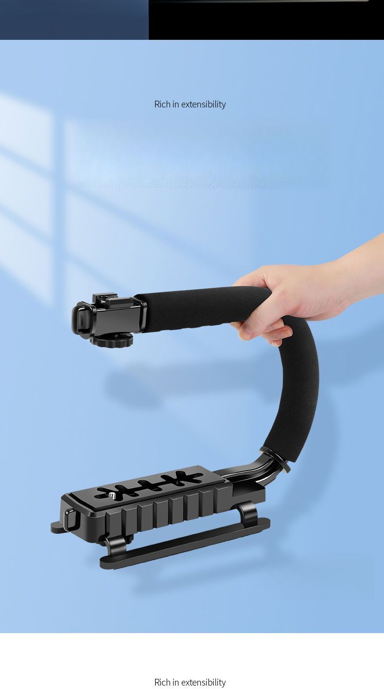 U-Shaped Phone Gimbal Handheld Stabilizer Shooting Follow-Shot Artifact Camera Motion Control Vlog Stand_voghion.com