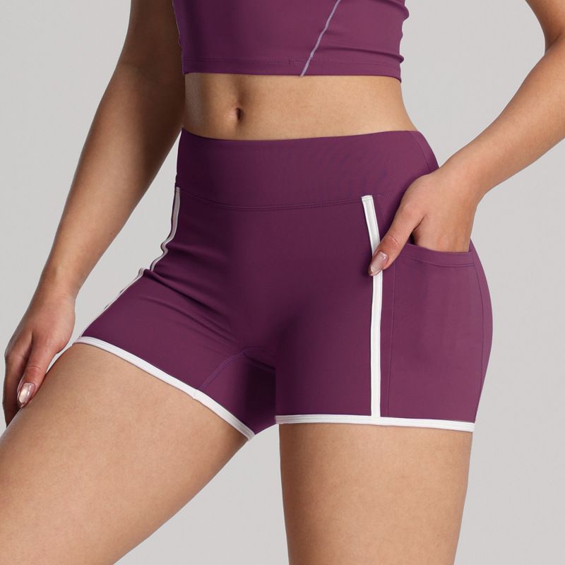 Ensemble deux pièces LazyZoom, dos nu, joli gilet, short de yoga trois-quarts, pour la course à pied, le sport et le fitness_voghion.com