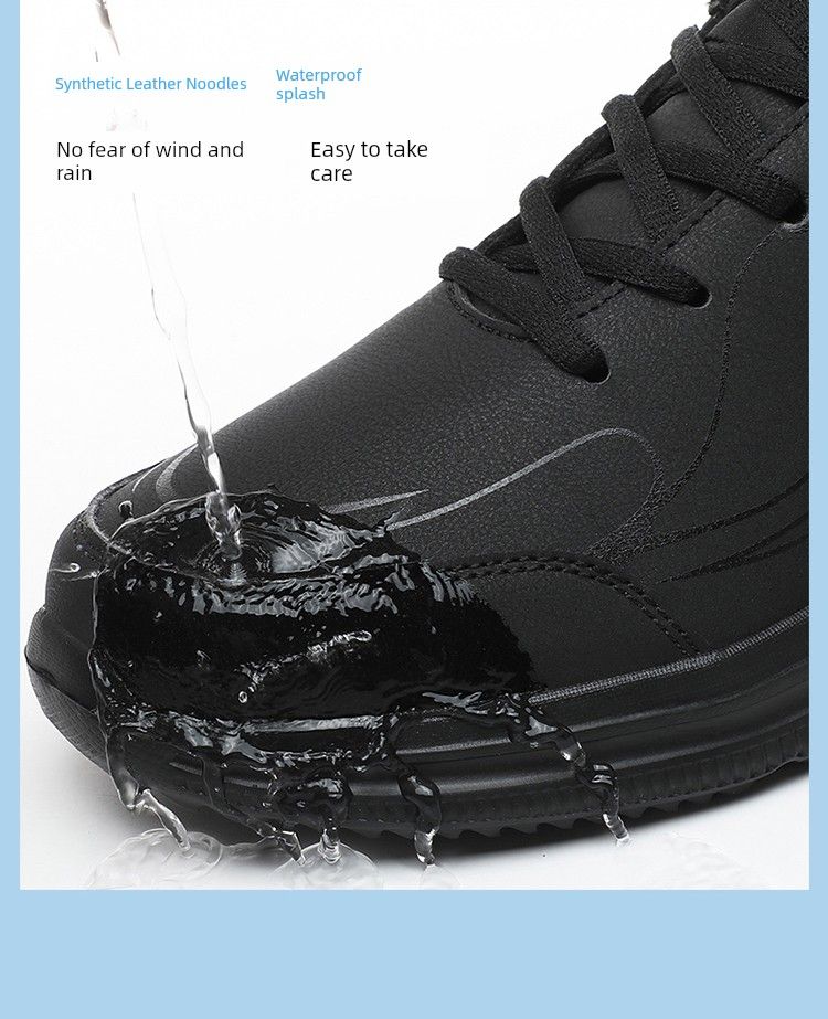 Zapatos deportivos para correr, viajes y ocio de otoño e invierno, de gran tamaño, con superficie de cuero._voghion.com
