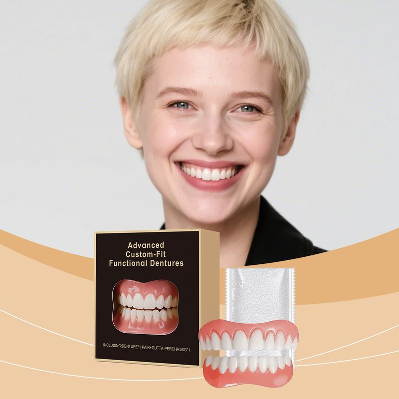 Denture Modification Daily Oral Care Comfort Smile Enhancement Texture Teeth Beauty Kit_voghion.com