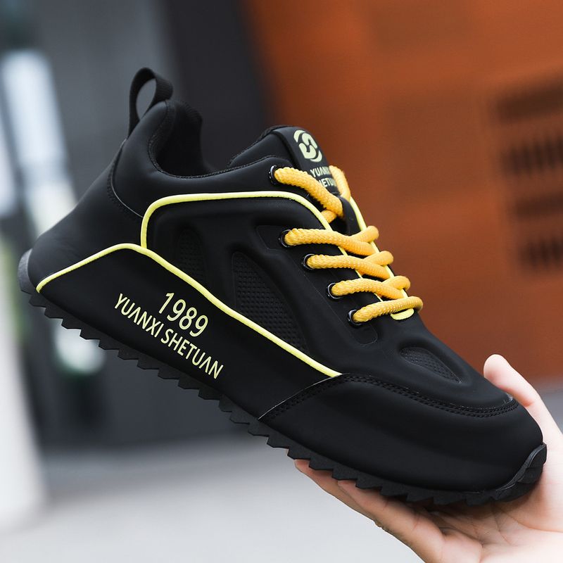 Unschlagbare Qualität Herren Herbst Marke High-End Vielseitig Casual Sport Laufhöhe Erhöhung Tasche Sohle Schwarz Dad Trendy Schuhe_voghion.com