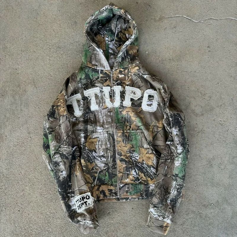 2024 Zipper Hoodie Cool Stylish Internet Celebrity Letter TTUPO New Printed Sweatshirt Jacket_voghion.com
