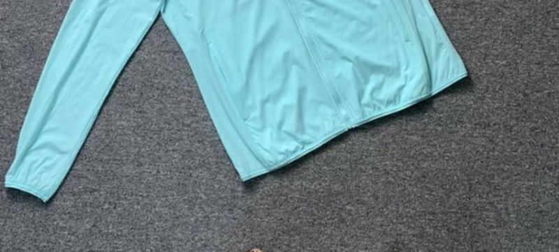 Āra sporta vasaras pilnībā elastīga spēka ādas vējjaka sieviešu saules aizsardzības apģērbam, vieglam, elpojošam un_voghion.com