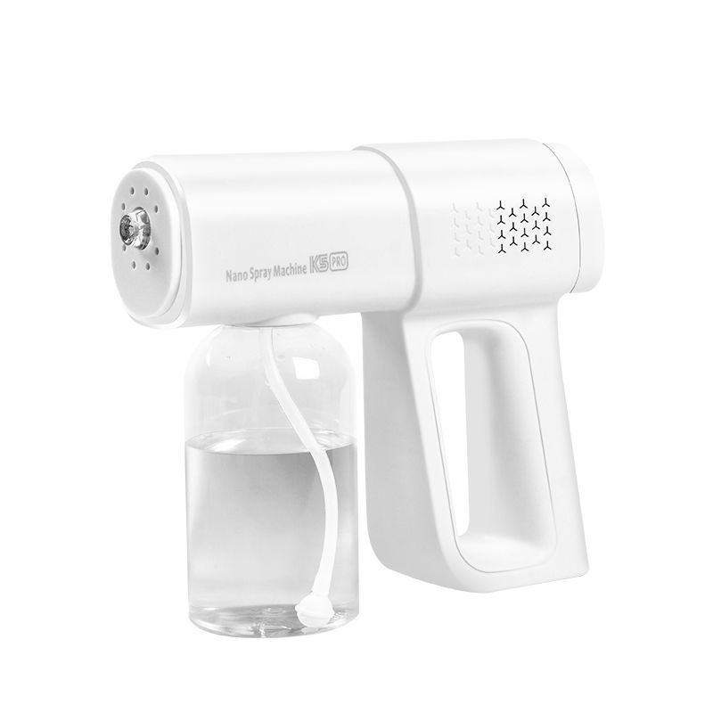K5p Alcohol Spray Gun Blue Light Nano Electric Household Air Sterilization Express Atomizer Disinfection Machine_voghion.com