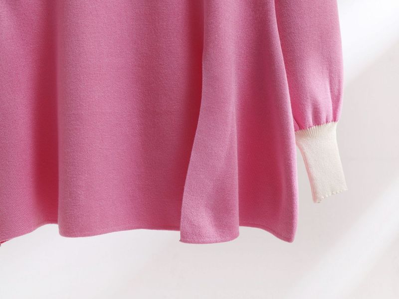 Women's Clothing Large Size Suits Two Piece Suits High End Loose Knit Sweaters Leg Pants_voghion.com
