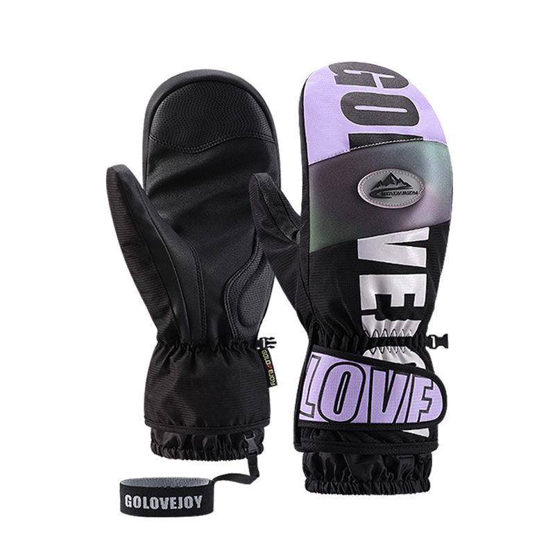 Winter Ski Men's Women's Outdoor Sports Cycling Windproof and Waterproof Touch Screen Thickened Warm Gloves SK34_voghion.com