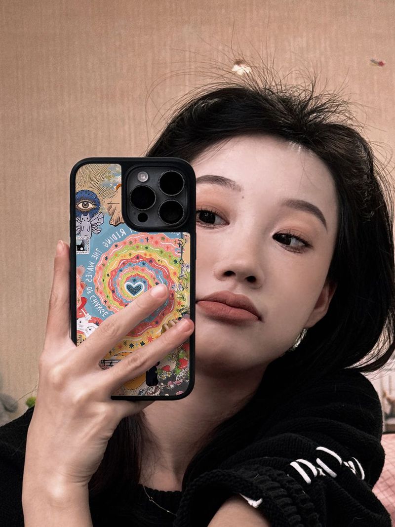 Custodia per telefono compatibile con i graffiti 16 nuova, stile unico per iPhone Max 15 Pro_voghion.com