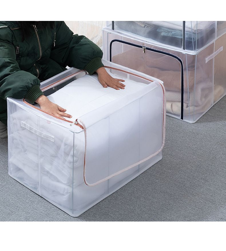 Contenitore portaoggetti moderno in rete – Organizzatore pieghevole per vestiti, scarpe e oggetti essenziali per la casa (24L/66L/110L, leggero e multiuso)_voghion.com