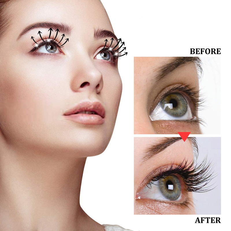 EELHOE Mascara, schwarze und lange Wimpern, sanfte, natürliche, dicke und geschwungene, langanhaltende, nicht verschmierende Wimperntusche_voghion.com